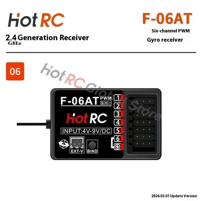 HOTRC 2.4Ghz 4/6/8 Channel F-0 - огляд і ціна Drone Racing Receiver