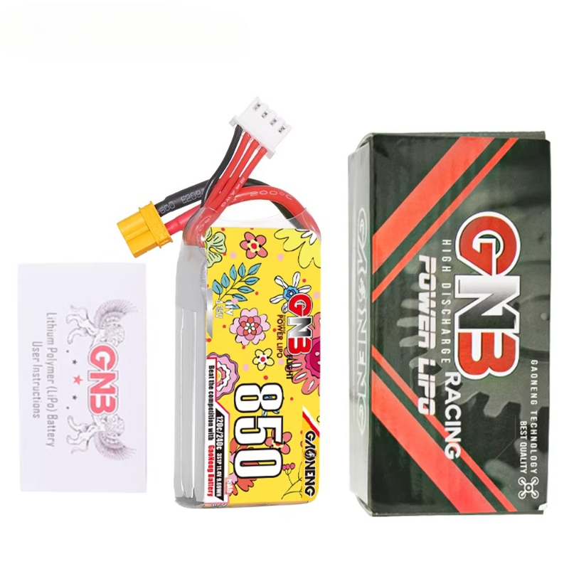 1pcs new GNB LiHV 3S 11.4V 850 - огляд і ціна Drone Racing Battery