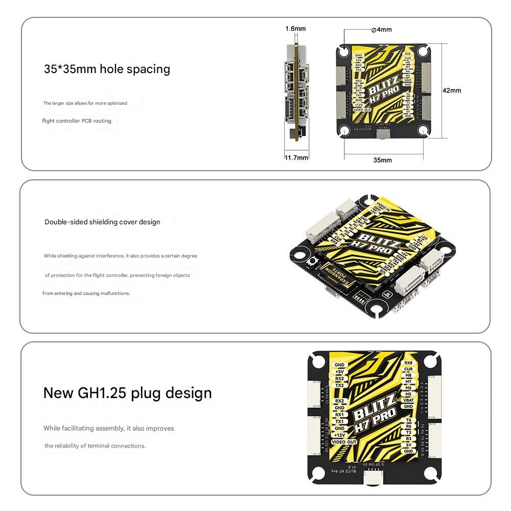 IFlight BLITZ H7 PRO Flight Co - огляд і ціна Drone Racing Flight Controller