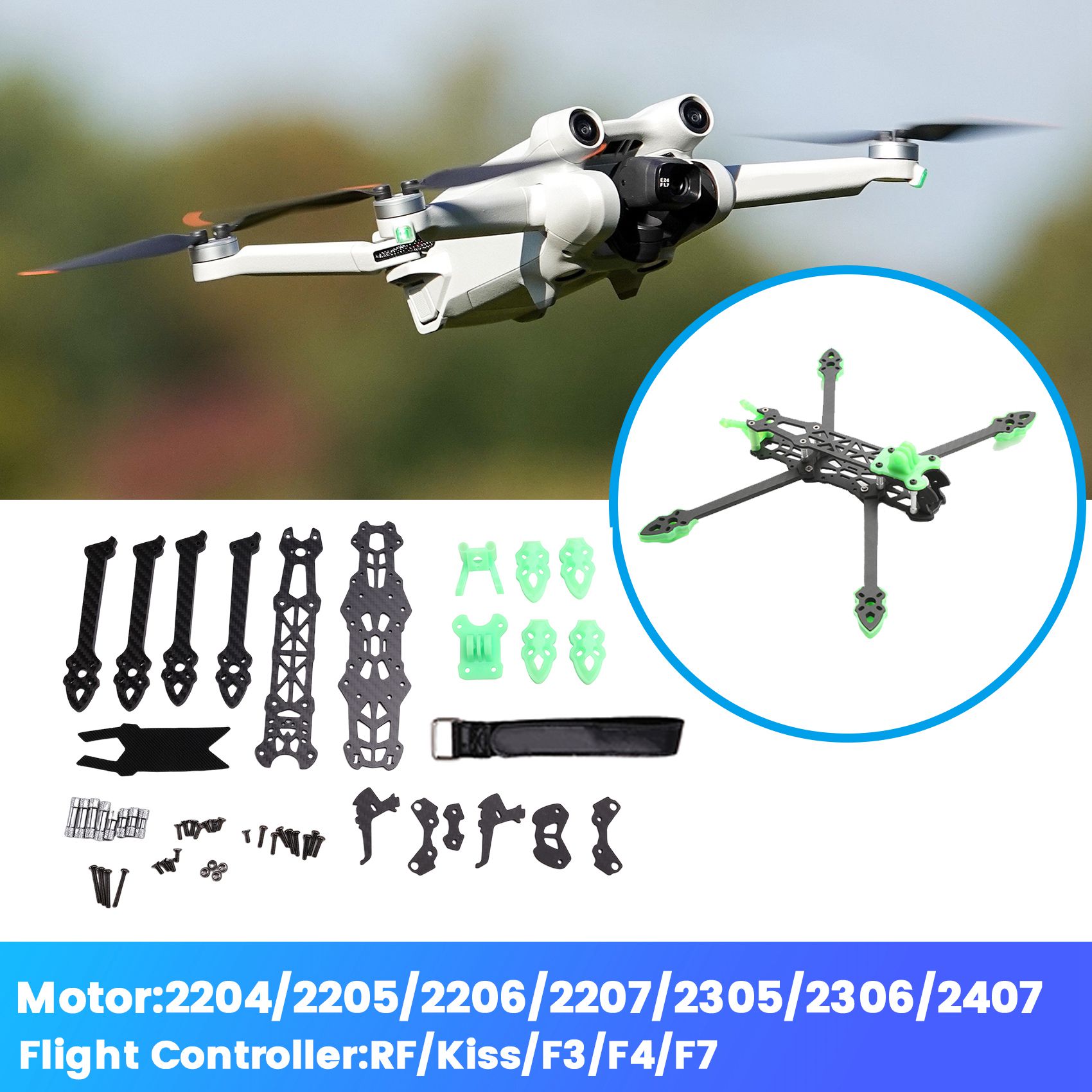 YSUN-MARK4-HD Mark 4 HD 5Inch  - огляд і ціна Drone Racing Frame