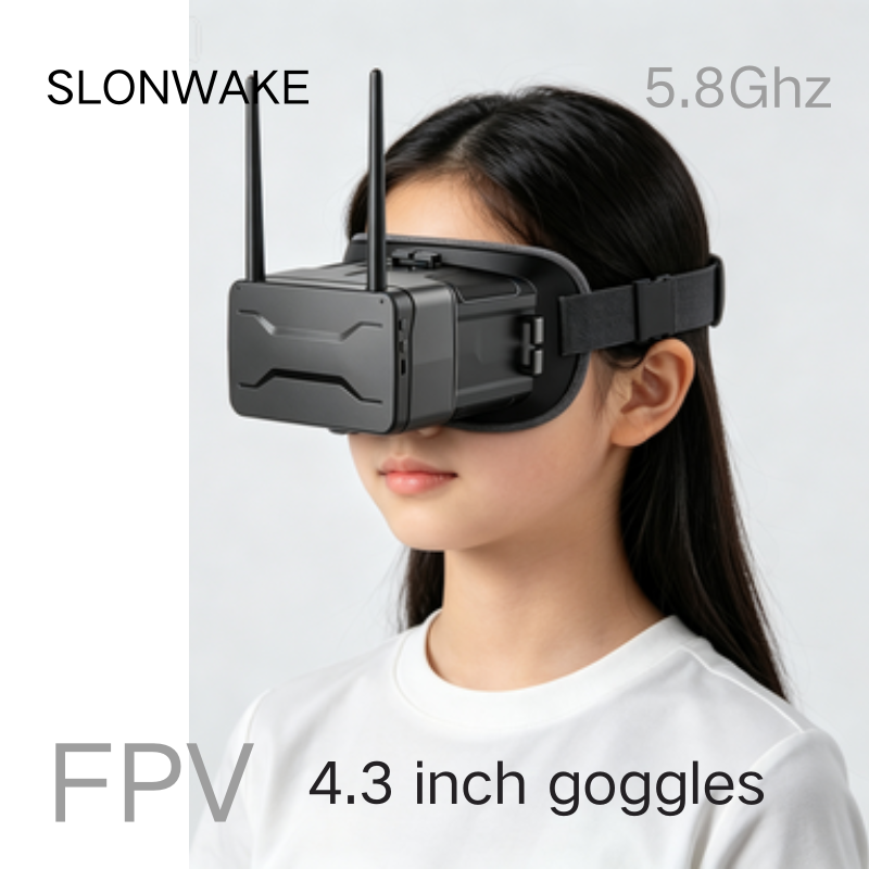 5.8G FPV Goggles 4.3 Inch 480* - огляд і ціна Drone Racing Battery