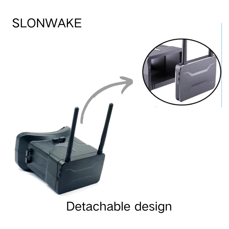 5.8G FPV Goggles 4.3 Inch 480* - огляд і ціна Drone Racing Battery