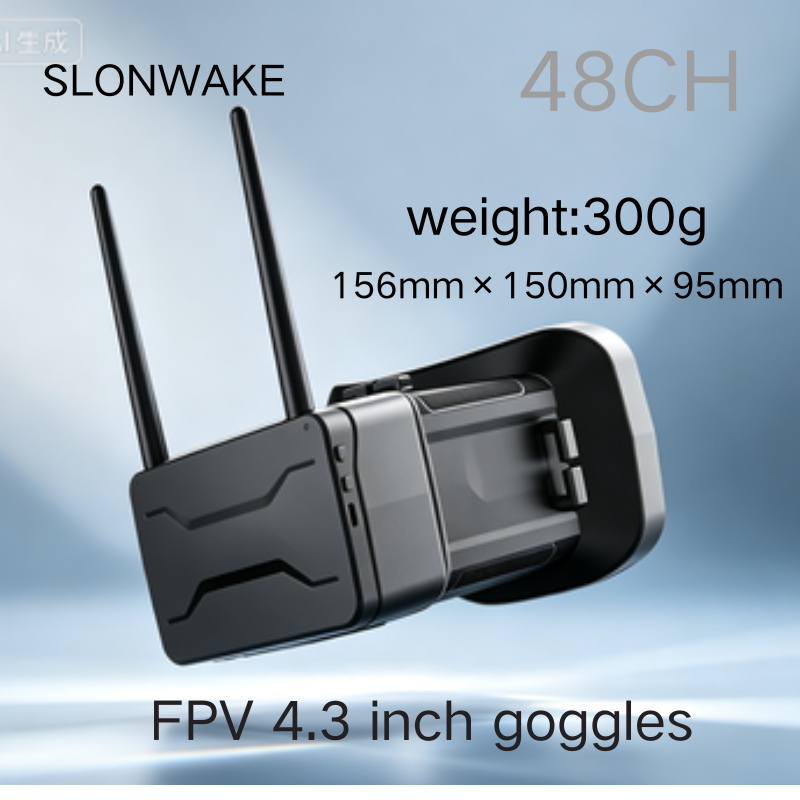 5.8G FPV Goggles 4.3 Inch 480* - огляд і ціна Drone Racing Battery